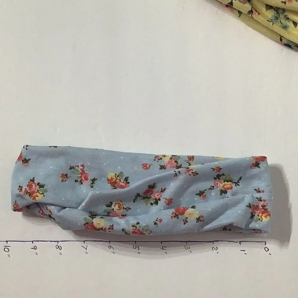 Boutique - 2 pcs headband Set - floral themed soft & comfy